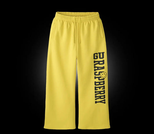 GV Gallery x Greedy Unit Yellow Raspberry Sweatpants