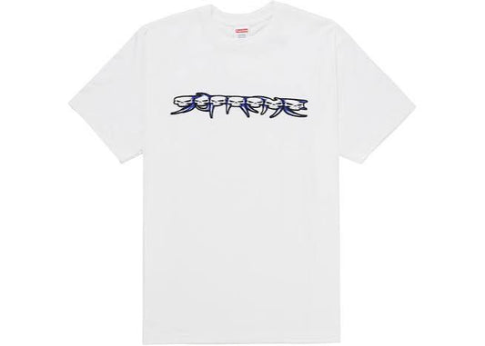 Supreme Skulls Spellout Tee White
