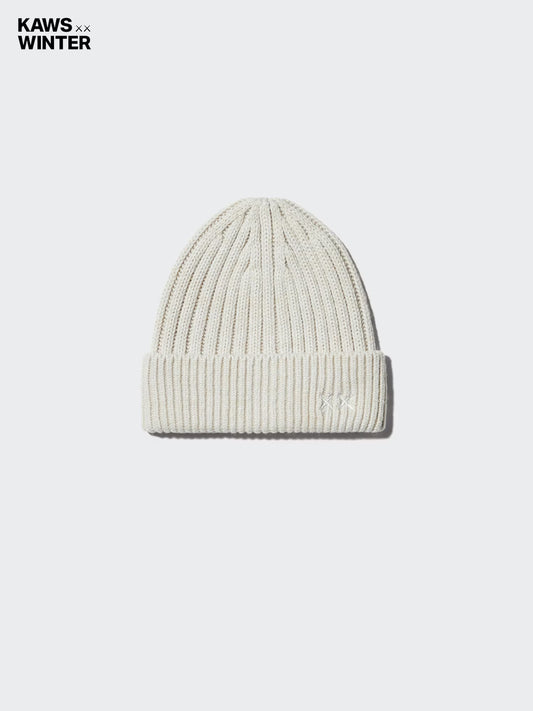 Kaws Heattech Beanie Oatmeal