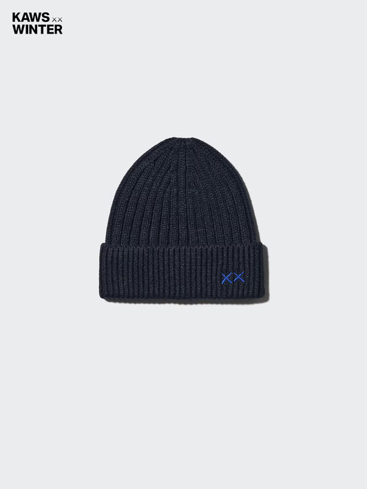 Kaws Heattech Beanie Navy