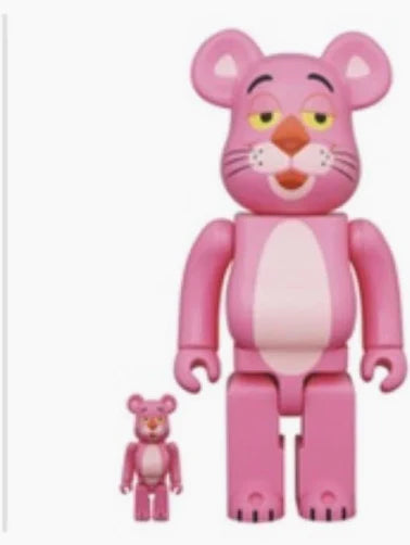 Bearbrick Pink Panther 100% & 400% Set