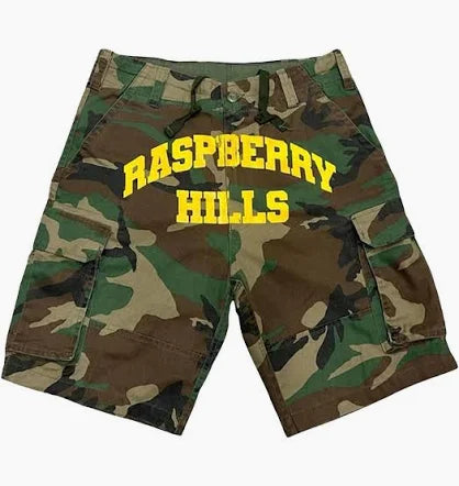 Raspberry Hills Camo Shorts
